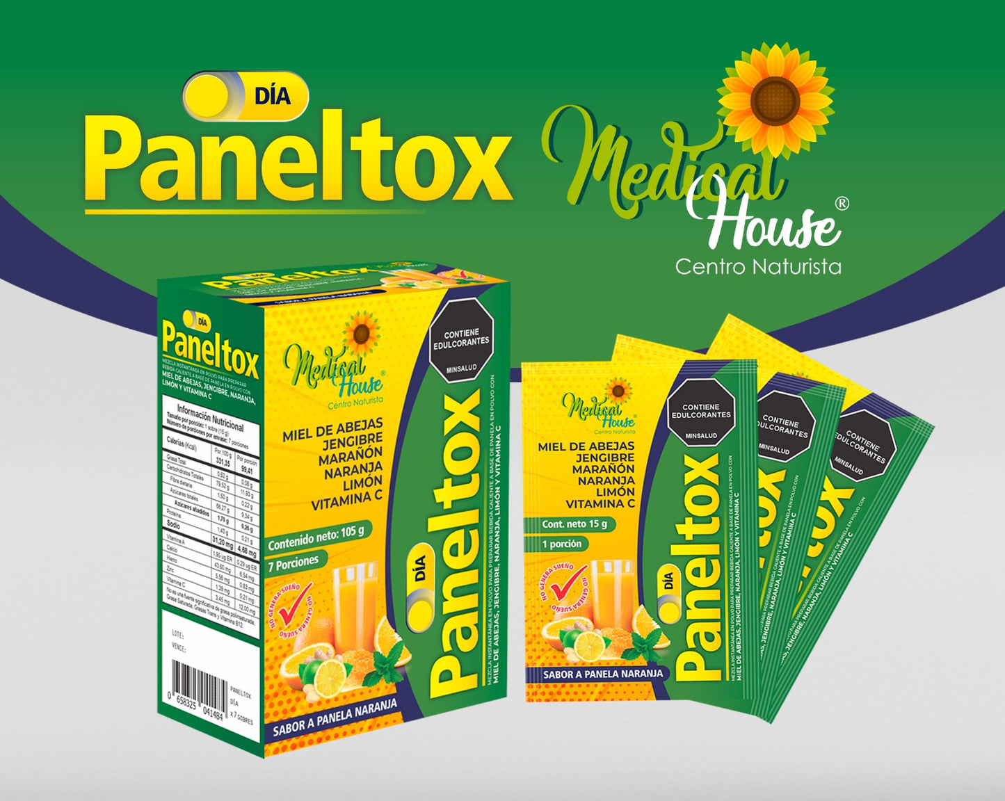 Paneltox Dia7 sobres 105 g